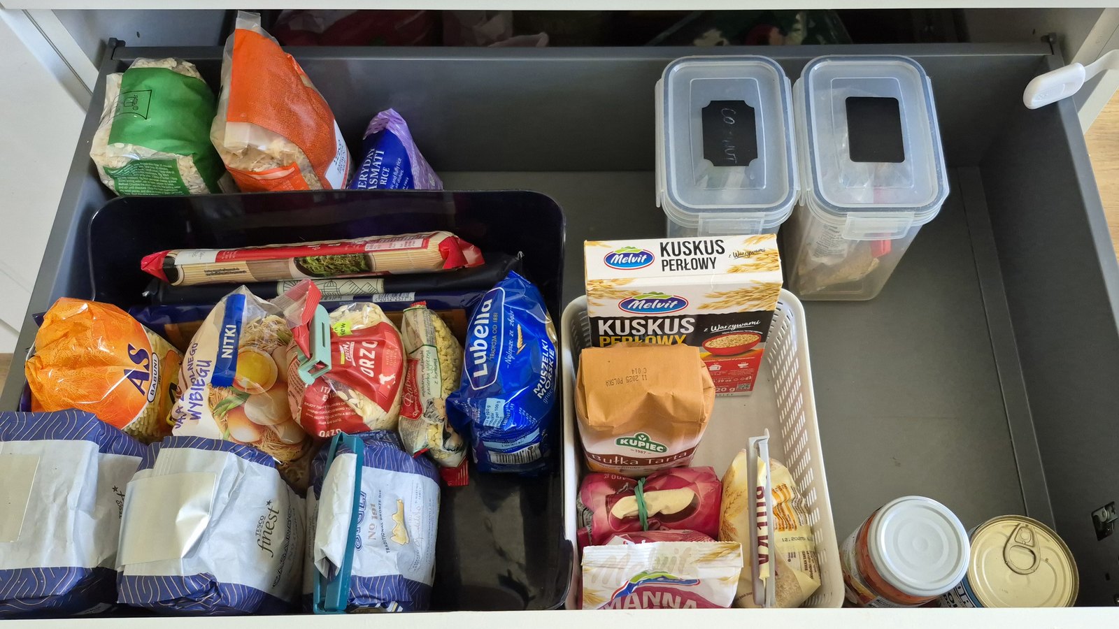 After organising — Kitchen drawer